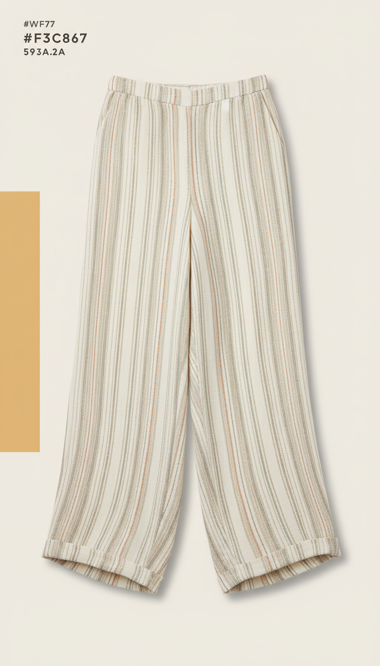 Relaxed Woven Trousers with Tapered Leg
